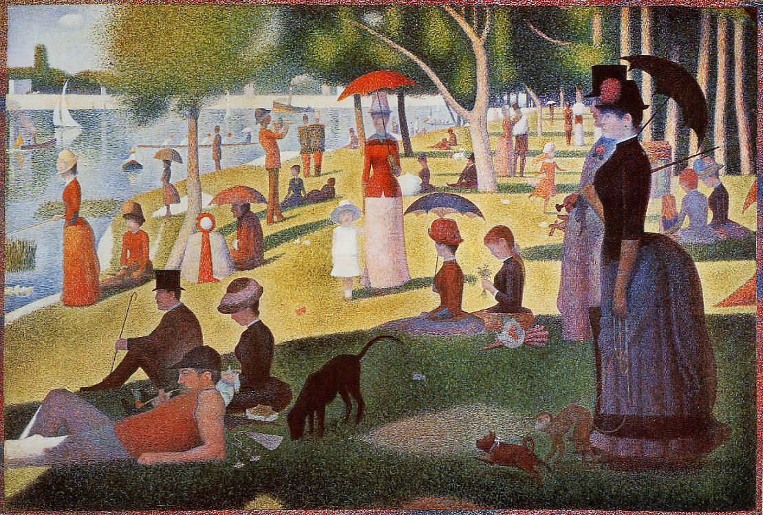 Sunday Afternoon on the Island of La Grande Jatte 1884 Georges Seurat